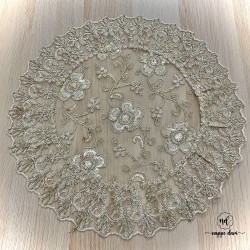 SET DE TABLE - Ronde / Carrée / Rectangle - 30/40cm - motifs Différents - Beige