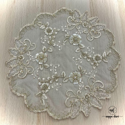 SET DE TABLE - Ronde / Carrée / Rectangle - 30/40cm - motifs Différents - Beige