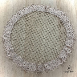 SET DE TABLE - Ronde / Carrée / Rectangle - 30/40cm - motifs Différents - Beige