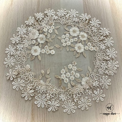 SET DE TABLE - Ronde / Carrée / Rectangle - 30/40cm - motifs Différents - Beige